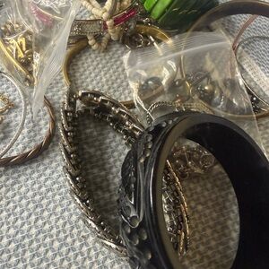 Bracelet bundle costume jewelry over 20 random pieces